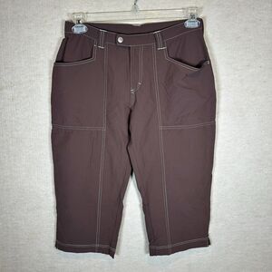 Pearl Izumi Womens Medium Cropped Mountain Bike Brown Utility Gorpcore Cycling